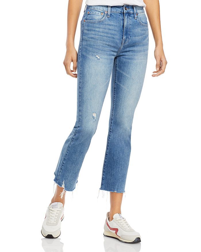 Lennon Distressed Cropped Jeans in Zuma | Bloomingdale's (US)