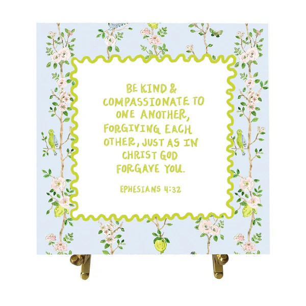 Ephesians 4:32 Watercolor Verse Card | Evelyn Henson