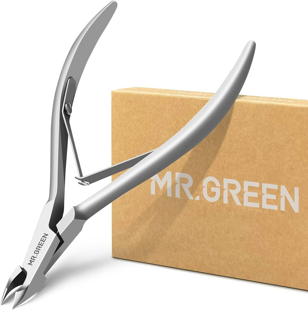 MR.GREEN Cuticle Nippers Nail Manicure Scissors Cuticle Clippers Trimmer Dead Skin Remover Stainl... | Amazon (US)