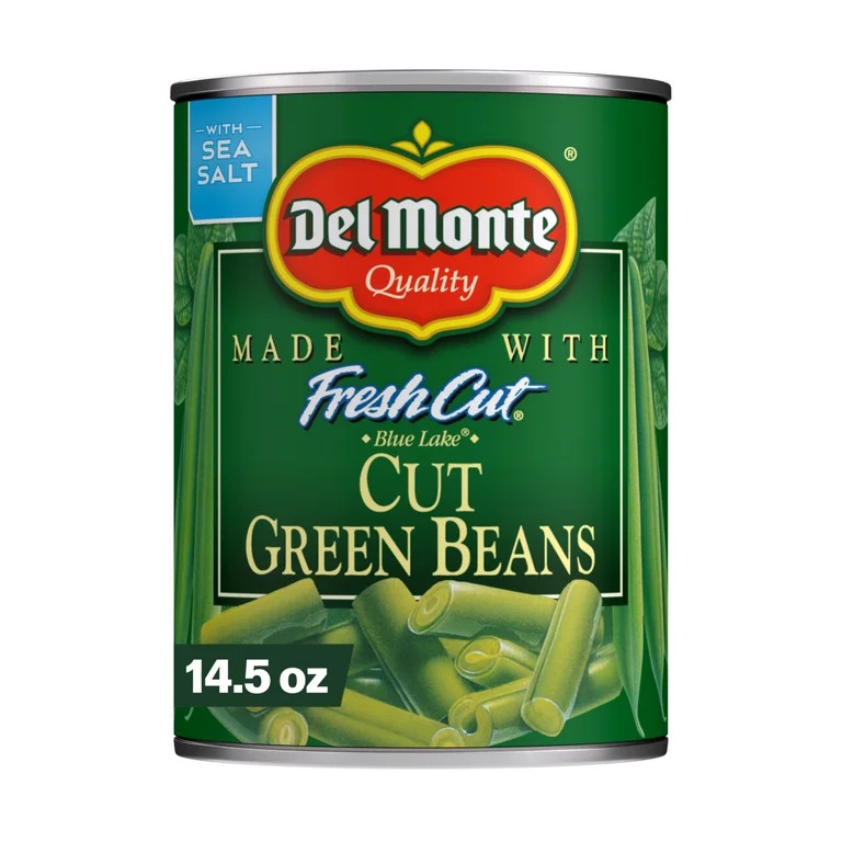 Del Monte Cut Green Beans, Canned Vegetables, 14.5 oz Can | Walmart (US)