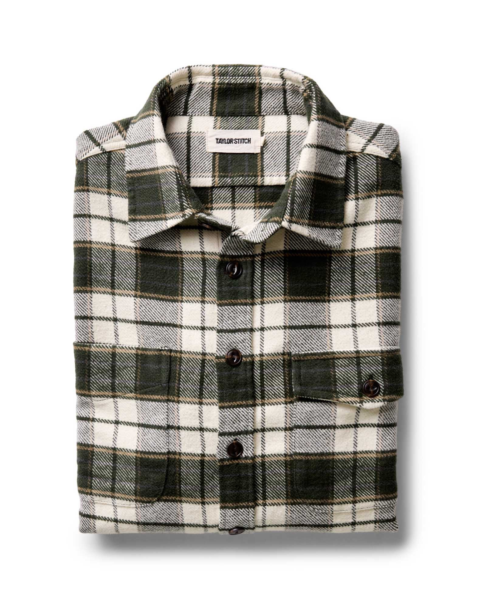 The Crater Shirt in Forest Plaid | Taylor Stitch