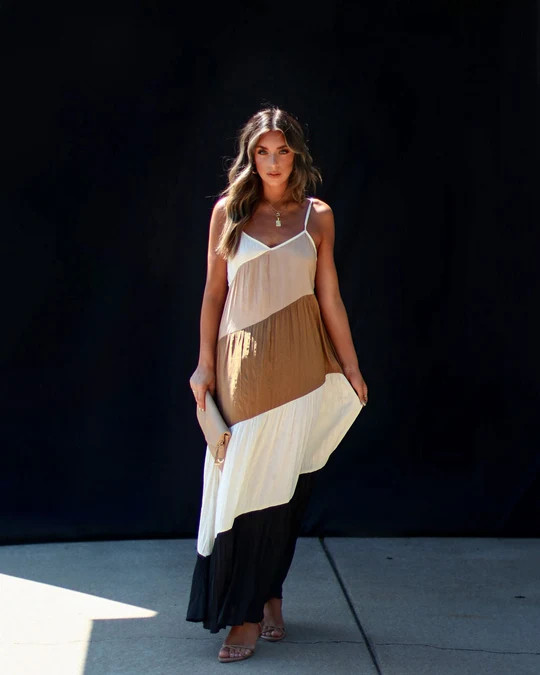 Castaway Summers Colorblock Maxi Dress | VICI