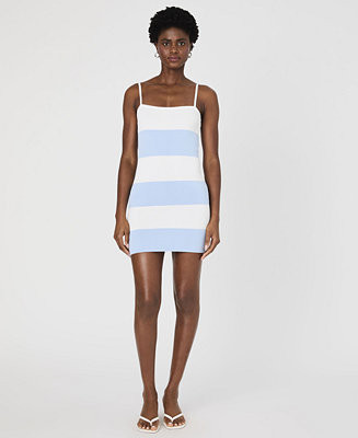 Women's Bodycon Striped Mini Dress | Macy's