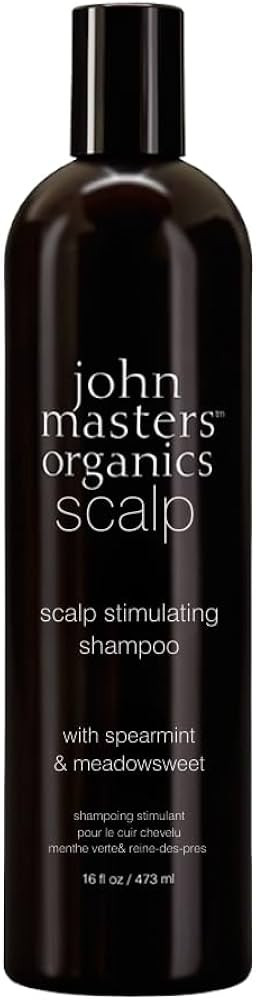 John Masters Organics Scalp Stimulating Shampoo 16 oz | Organic Spearmint & Meadowsweet | 70% Org... | Amazon (US)