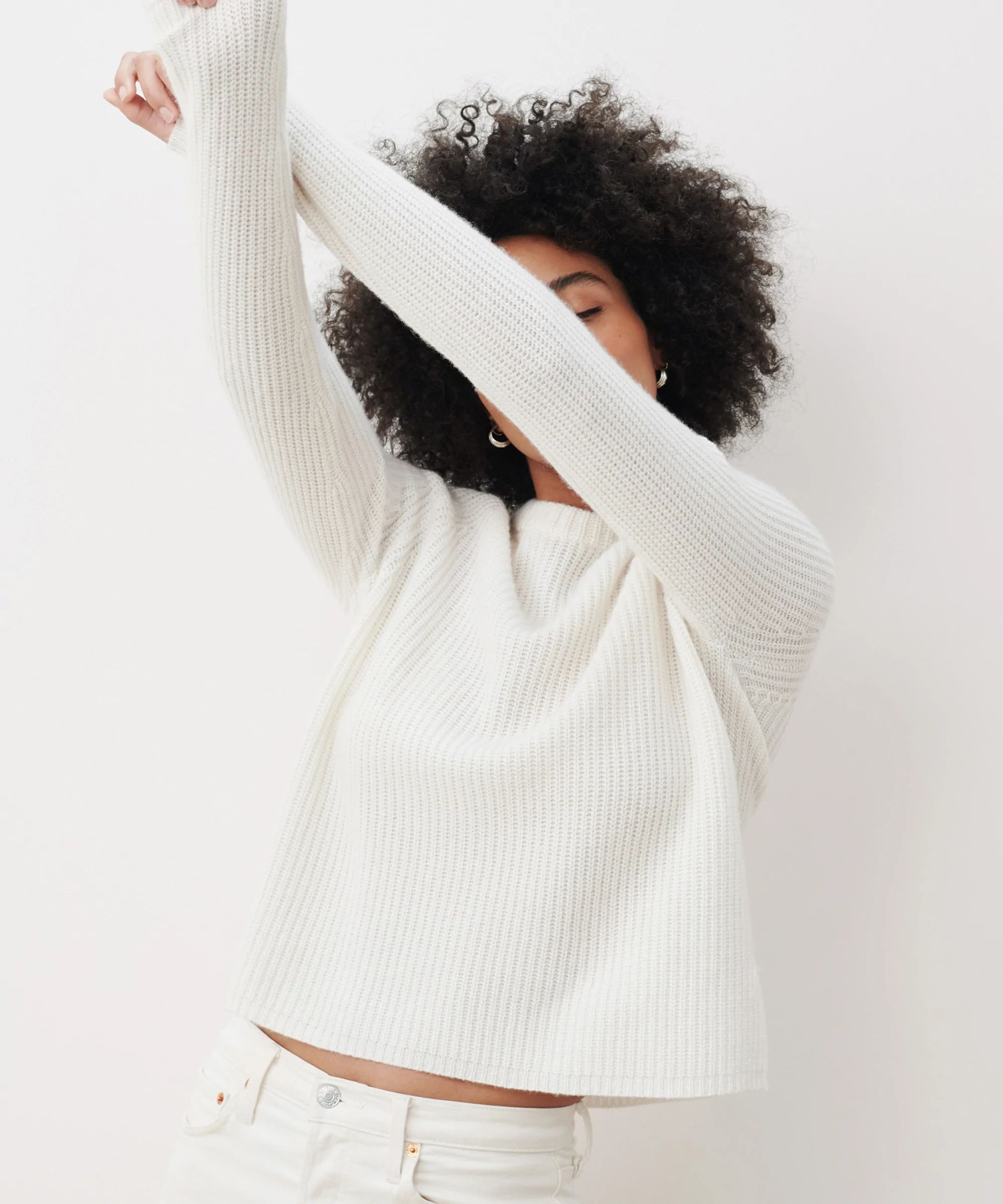 Cashmere Fisherman Sweater | Jenni Kayne