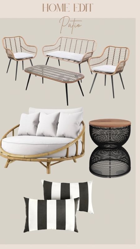 Patio furniture. Home finds. Home furniture. Outdoor furniture. Patio sets. Throw pillows. Day beds. Affordable home decor  

#LTKHome #LTKSaleAlert