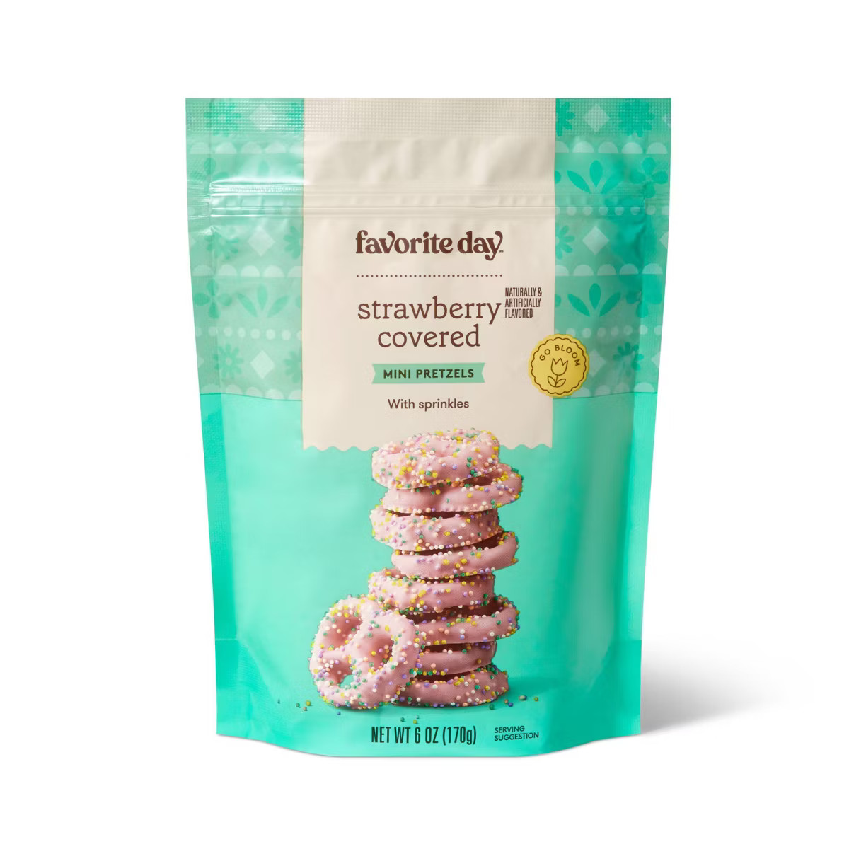 Spring Easter Pink Strawberry Coated Mini Pretzel Twists - 6oz - Favorite Day™ | Target