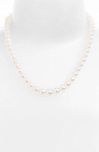 Click for more info about Graduated Pearl Necklace