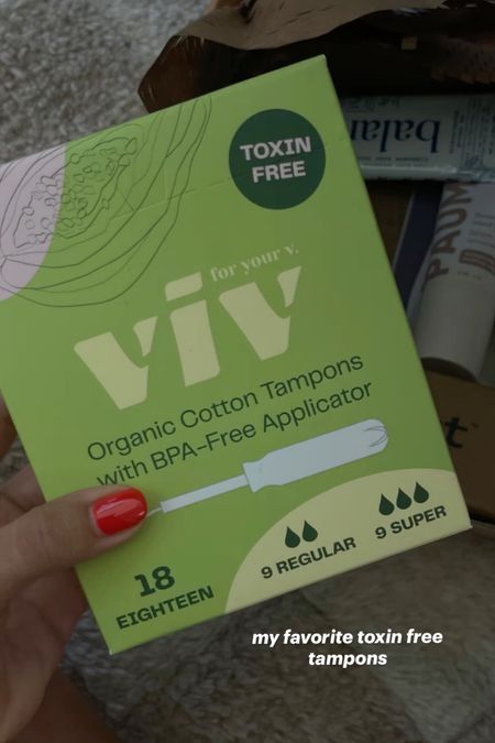 my favorite toxin free tampons #tampons #cleanskincare #cleanbeauty

#LTKGiftGuide #LTKfindsunder50 #LTKswim
