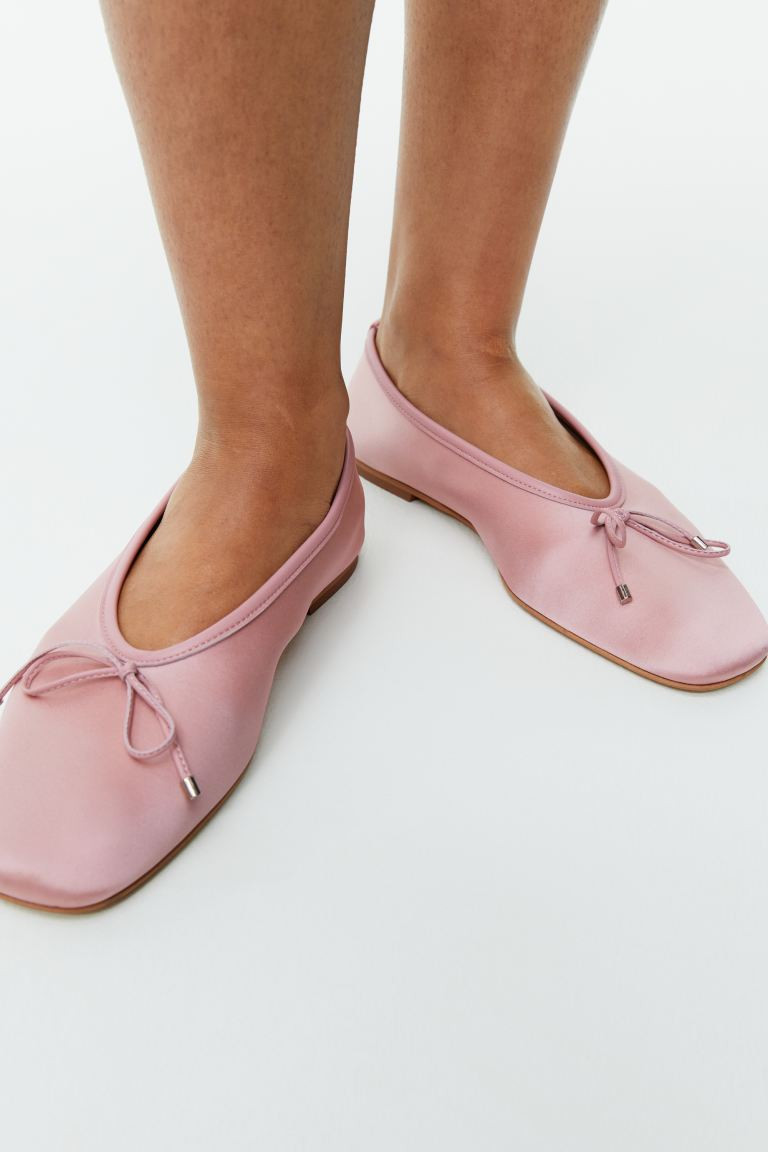 Satin Ballerinas | H&M (UK, MY, IN, SG, PH, TW, HK)
