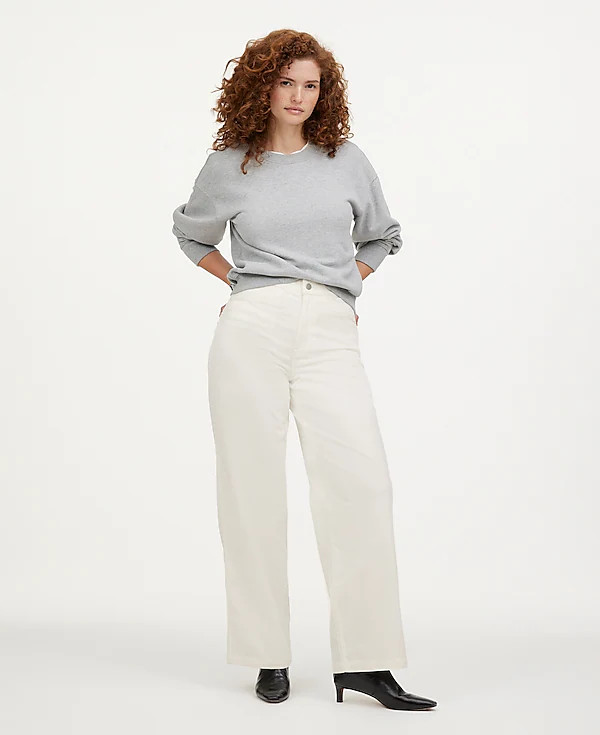 The Curvy Emmett Wide-Leg Pant in Corduroy: Welt Pocket Edition | Madewell | Madewell