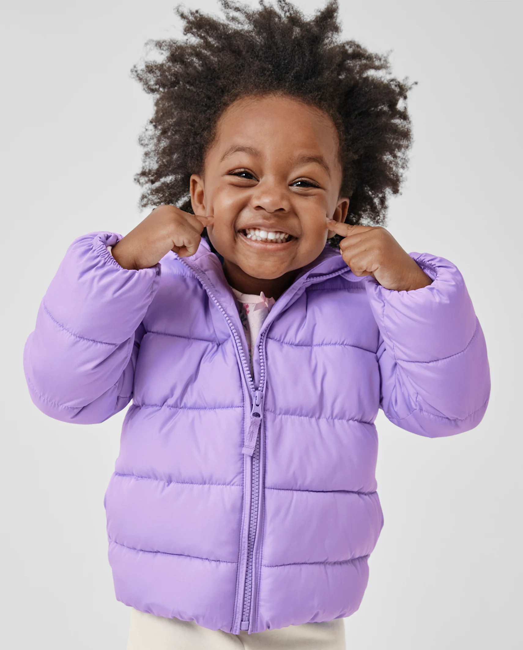 Toddler Girls Puffer Jacket - dream lilac cl | The Children's Place