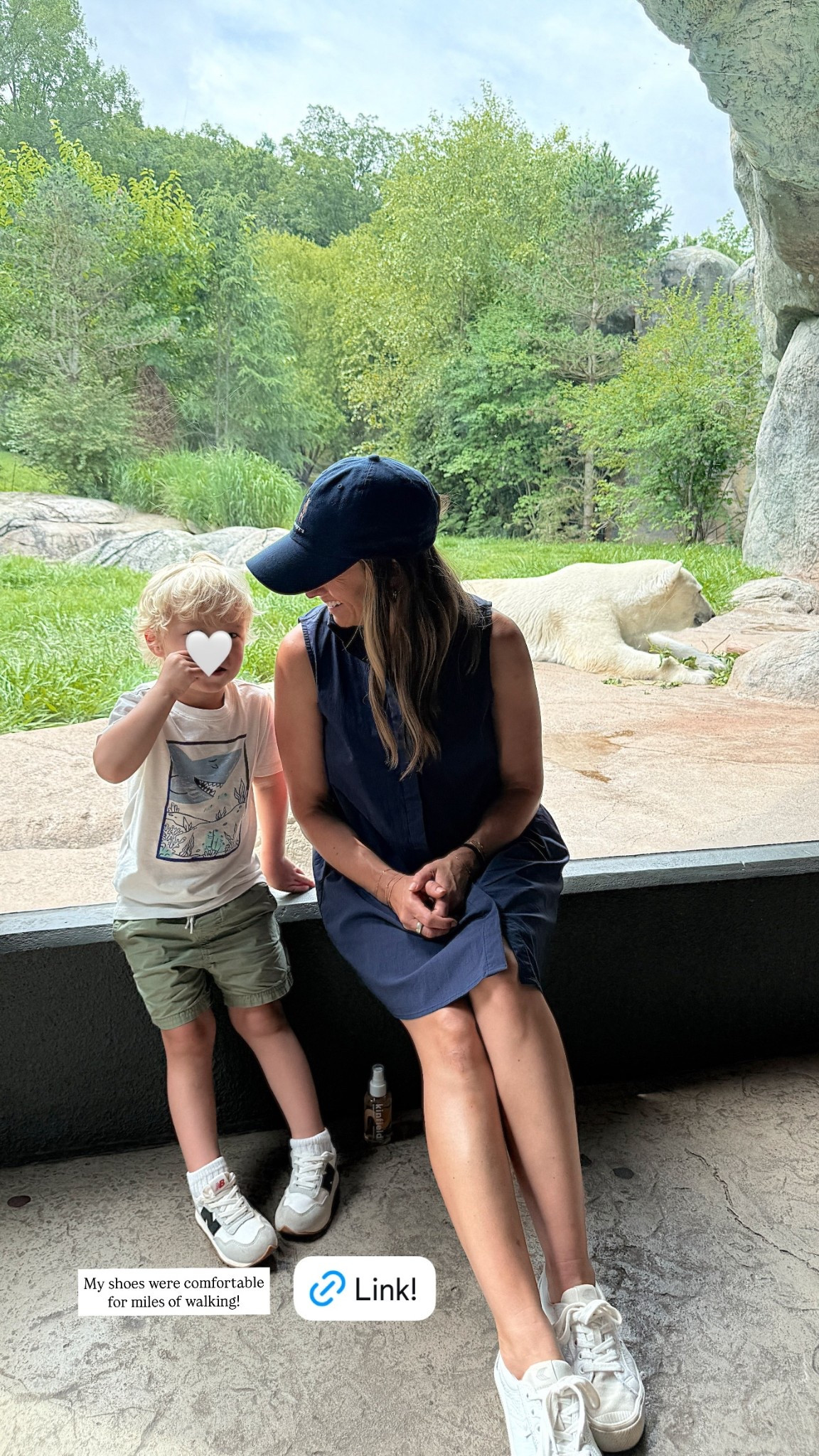 🤍 My shoes were comfortable for miles of walking!