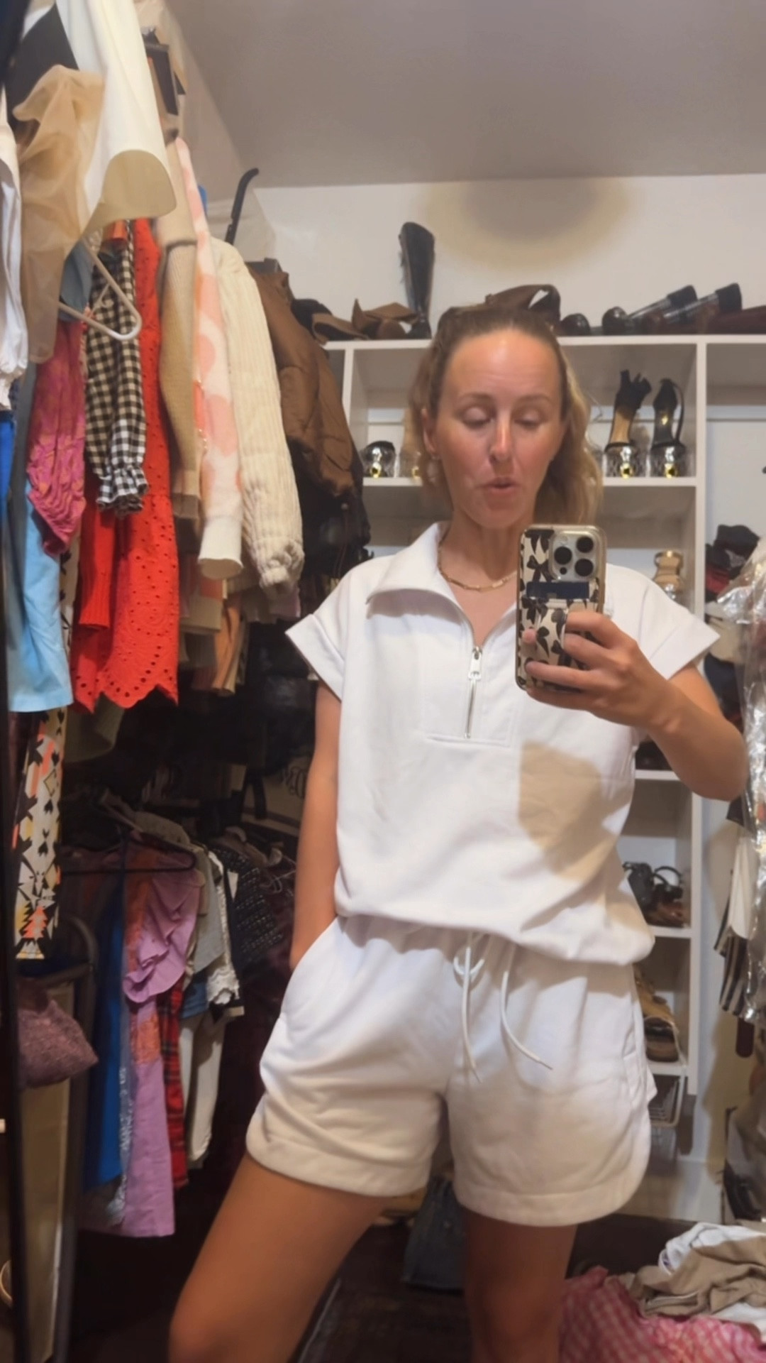 The influencer Gods are against me. My closet light burned out and my ring light broke but I had to show y’all this two piece set! I got it right before vacation and have worn it about 10 times already! It comes in a ton of colors and is so easy to throw on over a swimsuit or to run errands. 

#LTKSummerEdit #LTKPetite #LTKFindsUnder50