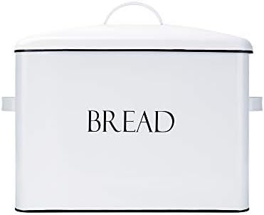 Outshine Vintage Metal Bread Bin - Countertop Space-Saving, Extra Large, High Capacity Bread Stor... | Amazon (US)
