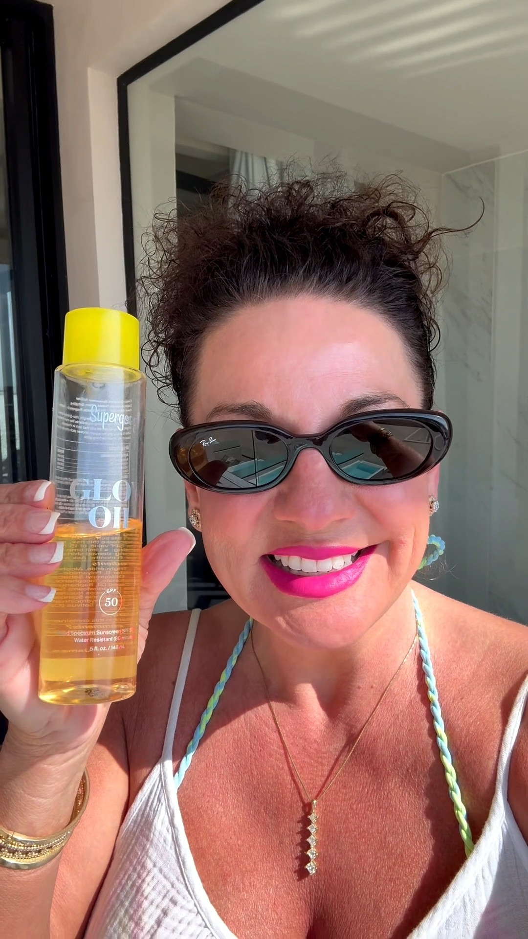 If you love that dewy, sun-kissed glow without sacrificing protection… this one is it.

I found a product that truly does both—and I used it all week in Mexico.

The Supergoop Glow Oil SPF 50 gives your skin the most beautiful radiant finish while still protecting you from the sun for up to 80 minutes. It’s lightweight, not greasy, and leaves your skin looking hydrated, bronzed, and glowing in the best way.

This is one of those products that makes you feel confident with little to no makeup on—and that’s exactly what we want on vacation.

It’s officially a staple in my beach bag… and yes, I will absolutely be repurchasing.

#supergoop #glowoil #spf50 #sunscreenroutine #dewyskin #glowyskin #beachessentials #vacationskincare #summerbeauty #spfprotection #skincarefavorites #sunprotection #beautyfinds #travelessentials #skincareroutine

#LTKBeauty #LTKSeasonal #LTKselfcare