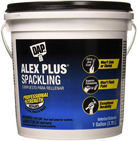 DAP 18747 Alex Plus Gallon Spackling, 1 Gallon, White | Amazon (US)