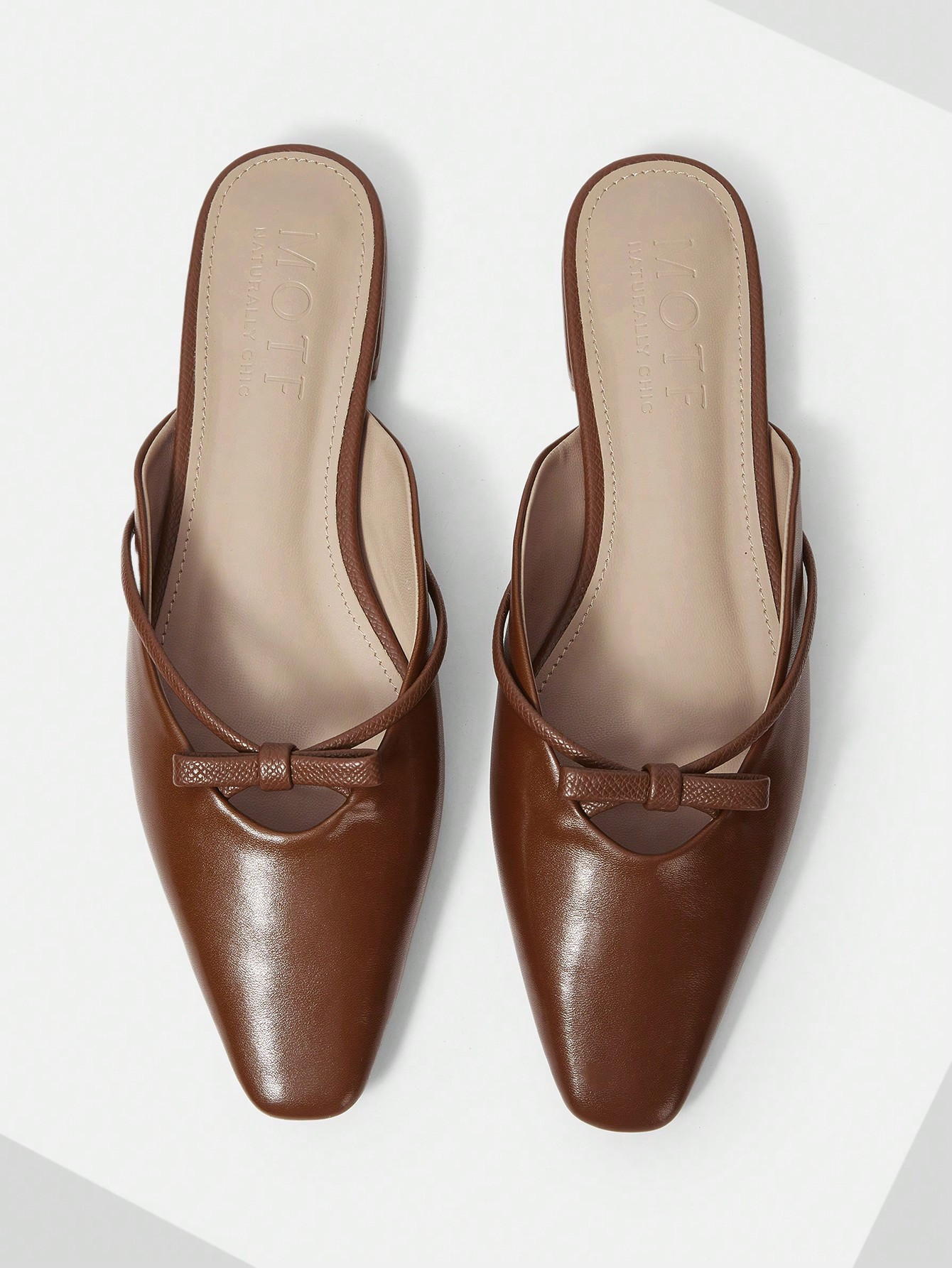 MOTF PREMIUM WOMEN'S SIMPLE VERSATILE COMMUTE SOLID COLOR BOWKNOT DECOR FLAT LOAFERS FALL | SHEIN... | SHEIN