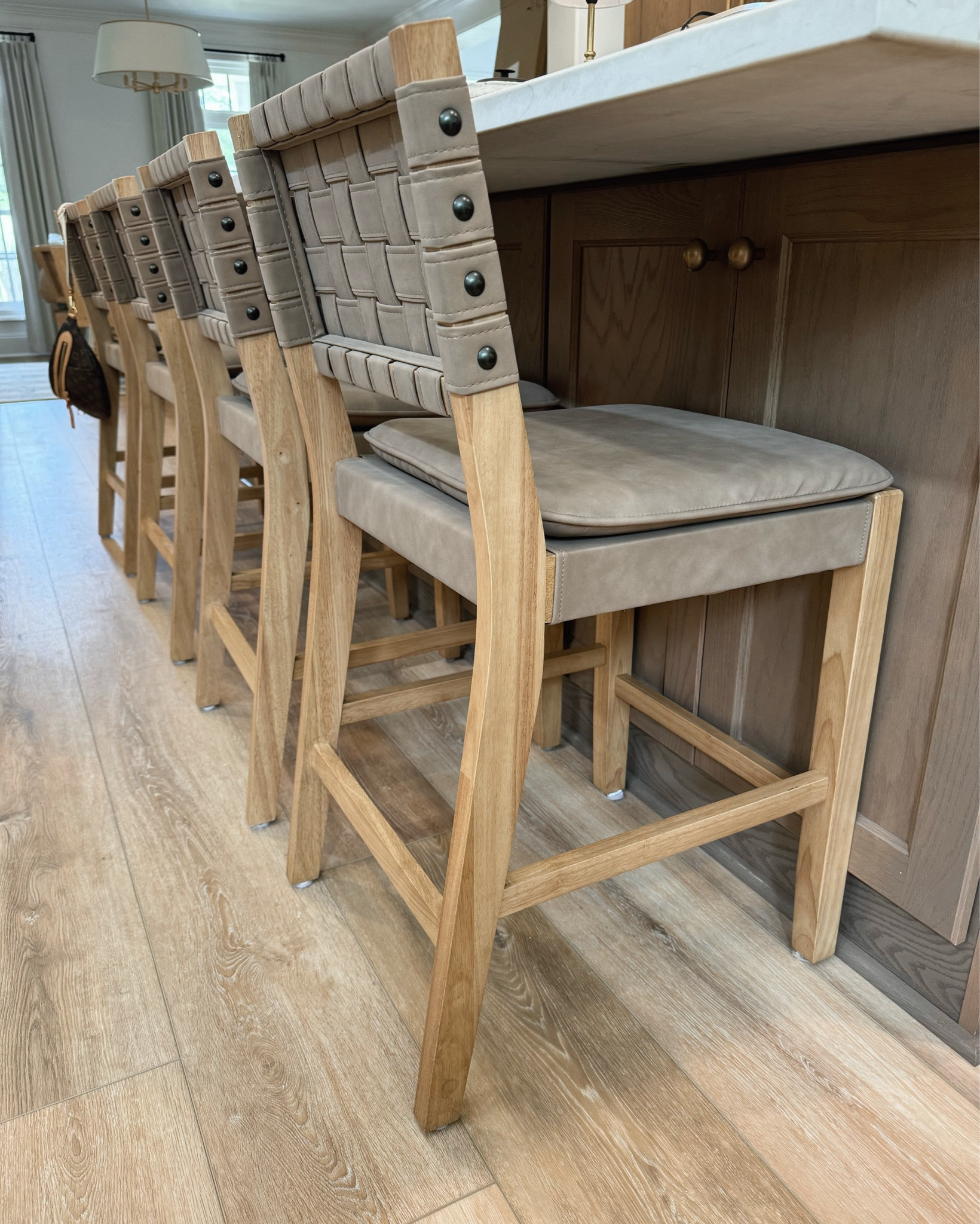 Our barstools — 🤎🪑 absolutely LOVE THEM!!! They come in counter / bar height! Super sturdy / easy to put together! 🔨 they can be sold alone, set of 2 or 4!! 

Home decor / kitchen bar stools / interior design / Holley Gabrielle 

#LTKFamily #LTKStyleTip #LTKHome