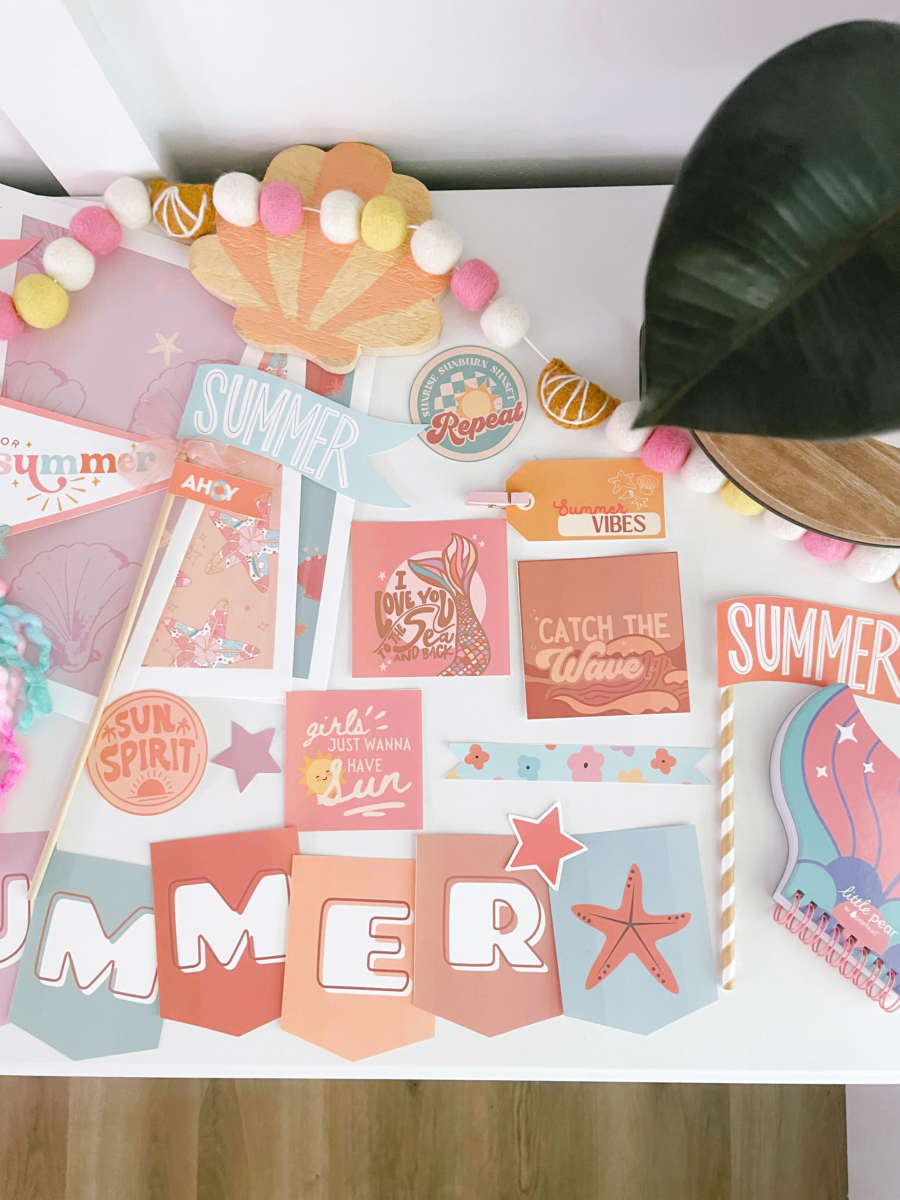 Retro Summer Collection | Printable Bundle | The Letter Vee