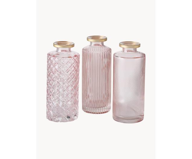 Kleine Vasen Adore aus Glas, 3er-Set | Westwing EU