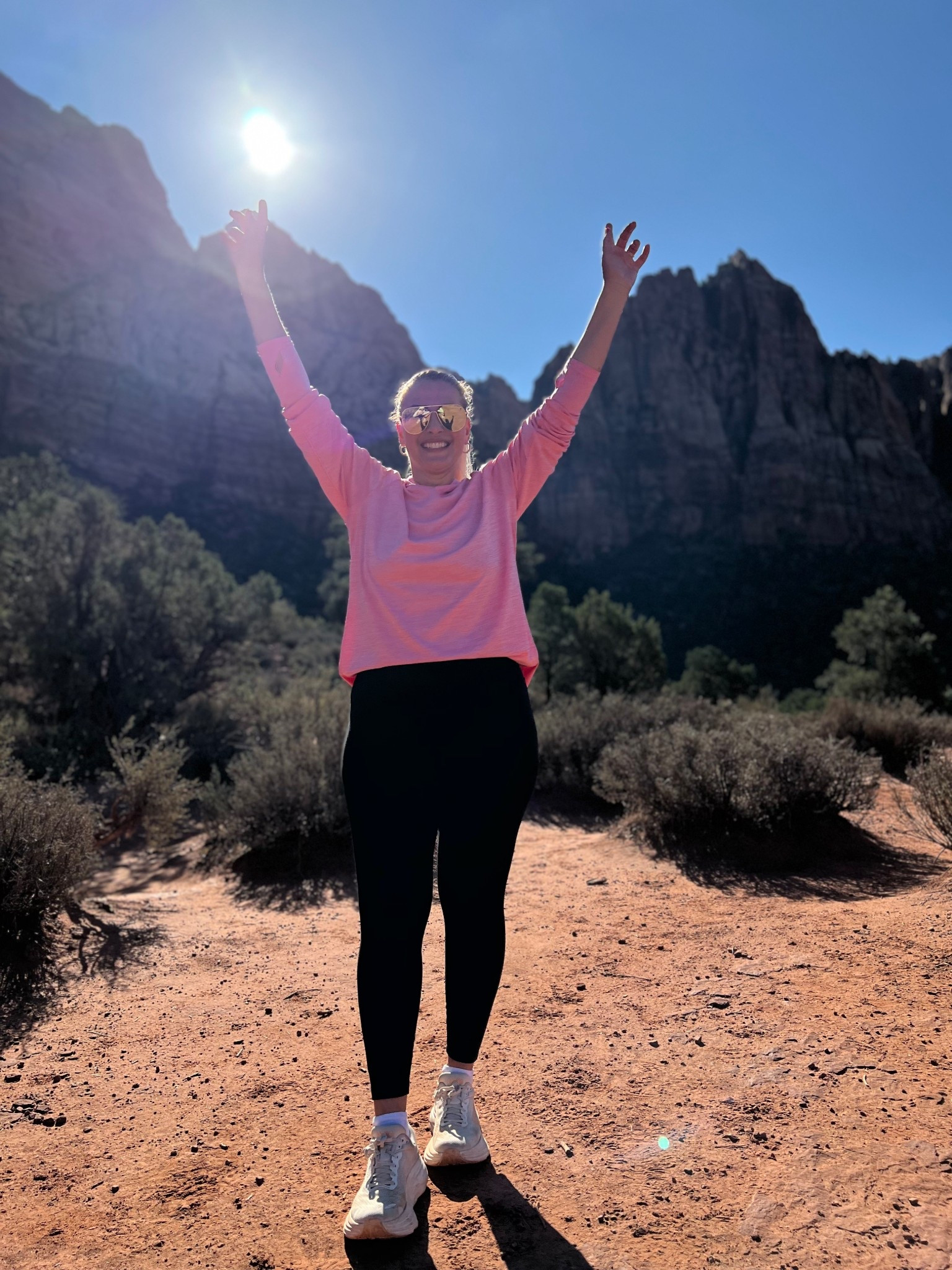 Casual travel outfit that’s perfect for walking and hiking!

I call this outfit my uniform.

I wear it all the time. I wear it walking in my neighborhood, on vacation and to Pilates class. Also wore it on a hike in Zion National Park.

Wearing a large in everything. So comfy! I highly suggest all of these pieces! So affordable too!

#LTKSeasonal #LTKFindsUnder100 #LTKOver40 #LTKfitnessgoals #LTKActive #LTKSaleAlert #LTKFindsUnder50 #LTKGiftGuide #LTKHoliday #LTKMidsize #LTKTravel #LTKgrwm #LTKootd 