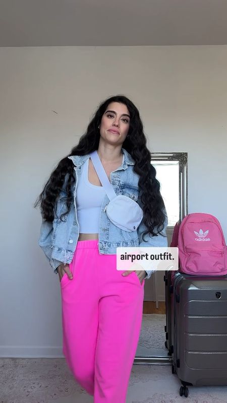 Linked my cute airport outfit 
Gap sweatpants , white tank top , Enso silicone band , Lululemon belt bag 

#LTKtravel #LTKSeasonal #LTKstyletip