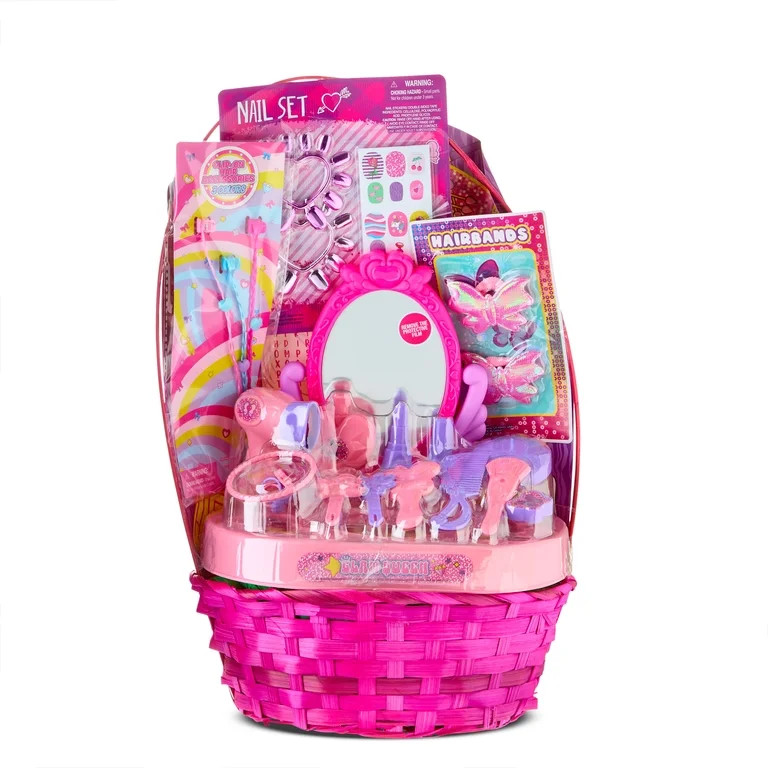 Girls Hair Salon Prefilled Easter Basket, by Megatoys | Walmart (US)
