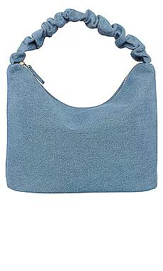 Stoney Clover Lane Denim Scrunch Handle Bag in Blue Denim from Revolve.com | Revolve Clothing (Global)