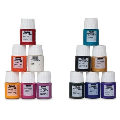 Pebeo Porcelaine 150 Oven Bake Paint 45ml Pot (Pastel Shades) (Tender Pink) | Amazon (US)