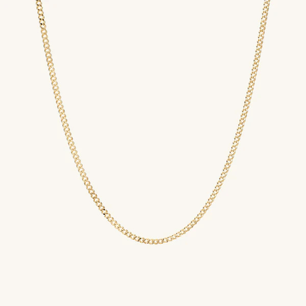 Curb Chain Necklace | Mejuri Fine Crew