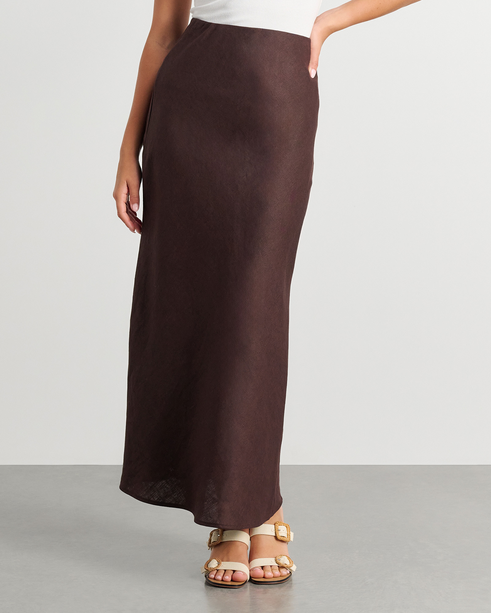 Tia Bias Linen Skirt | JAG (Australia & New Zealand)