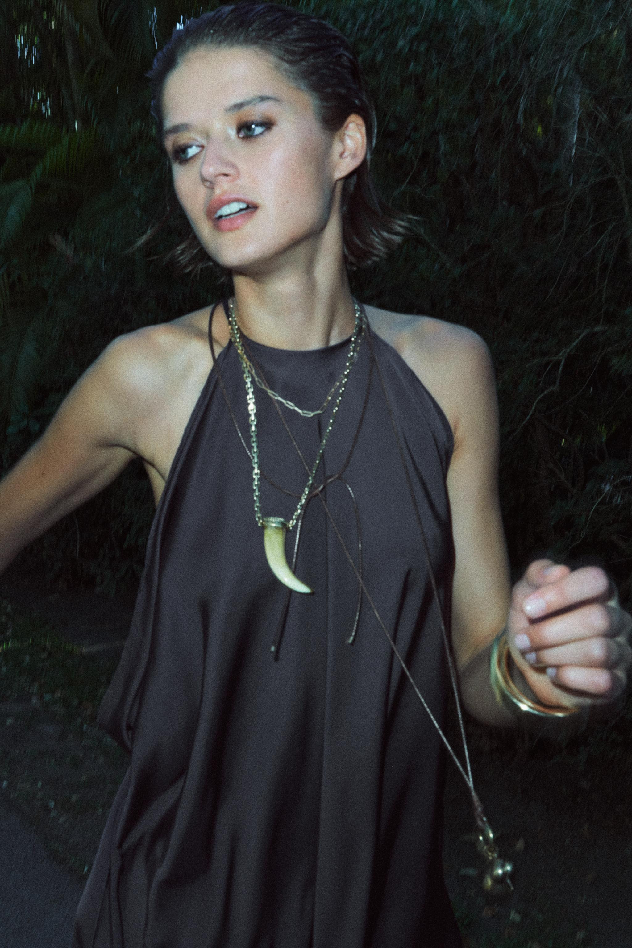 SATIN EFFECT DRESS ZW COLLECTION | Zara US