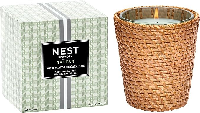 NEST New York Wild Mint & Eucalyptus Scented Classic Candle, Long-Lasting Candle for Home with Ra... | Amazon (US)