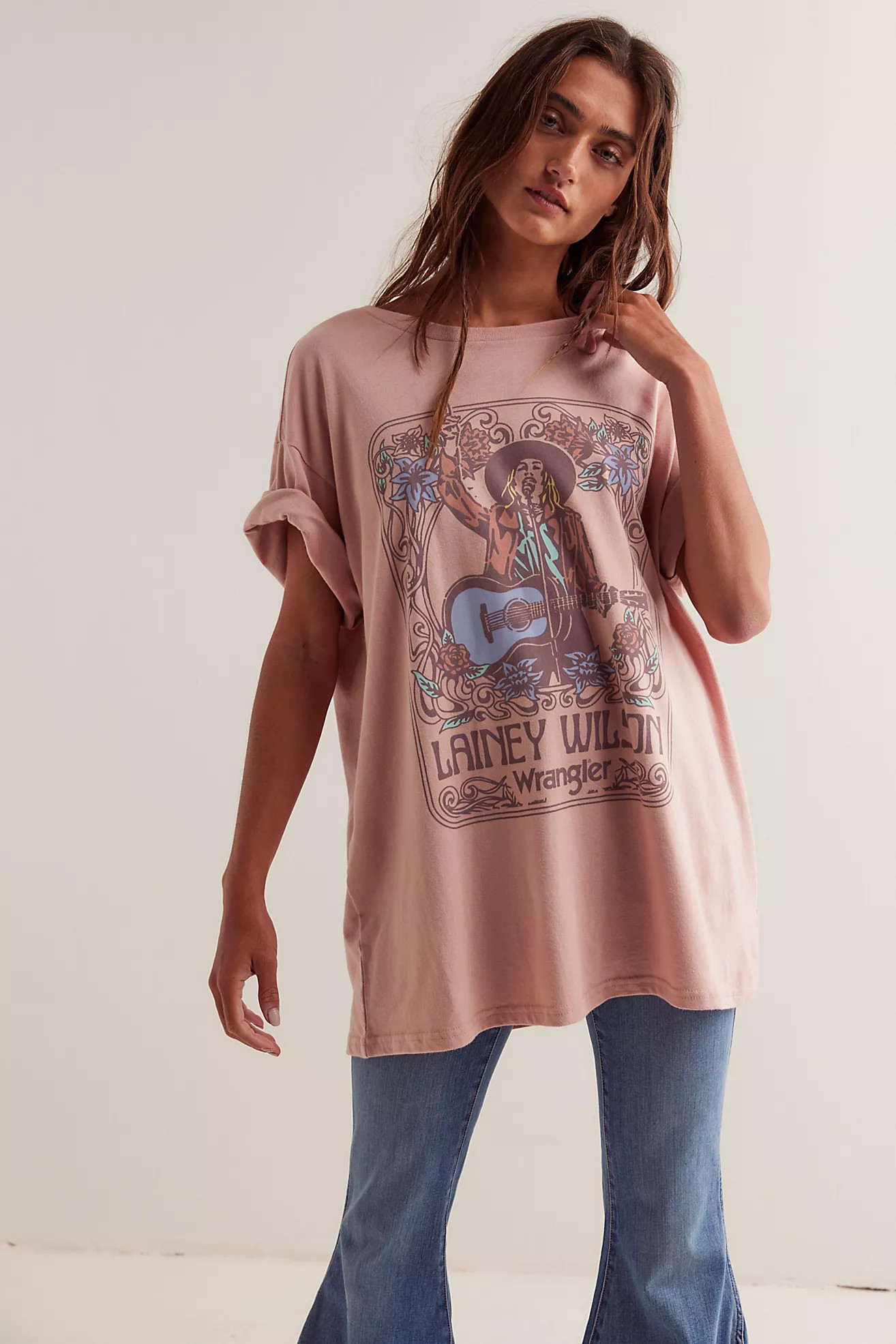 Lainey Wilson x Wrangler Tee | Free People (Global - UK&FR Excluded)