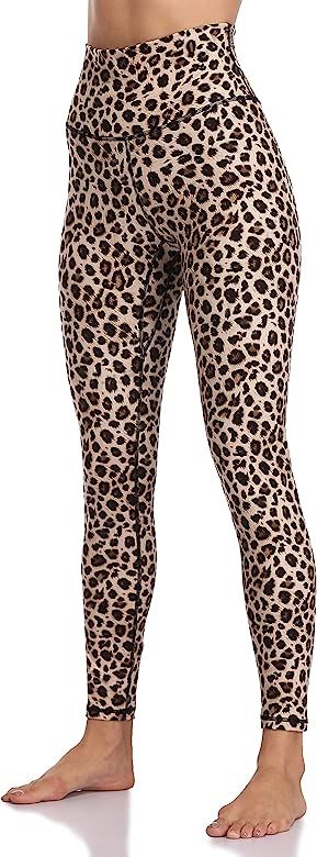 Women's High Waisted Pattern Leggings Full-Length Yoga Pants | Amazon (US)