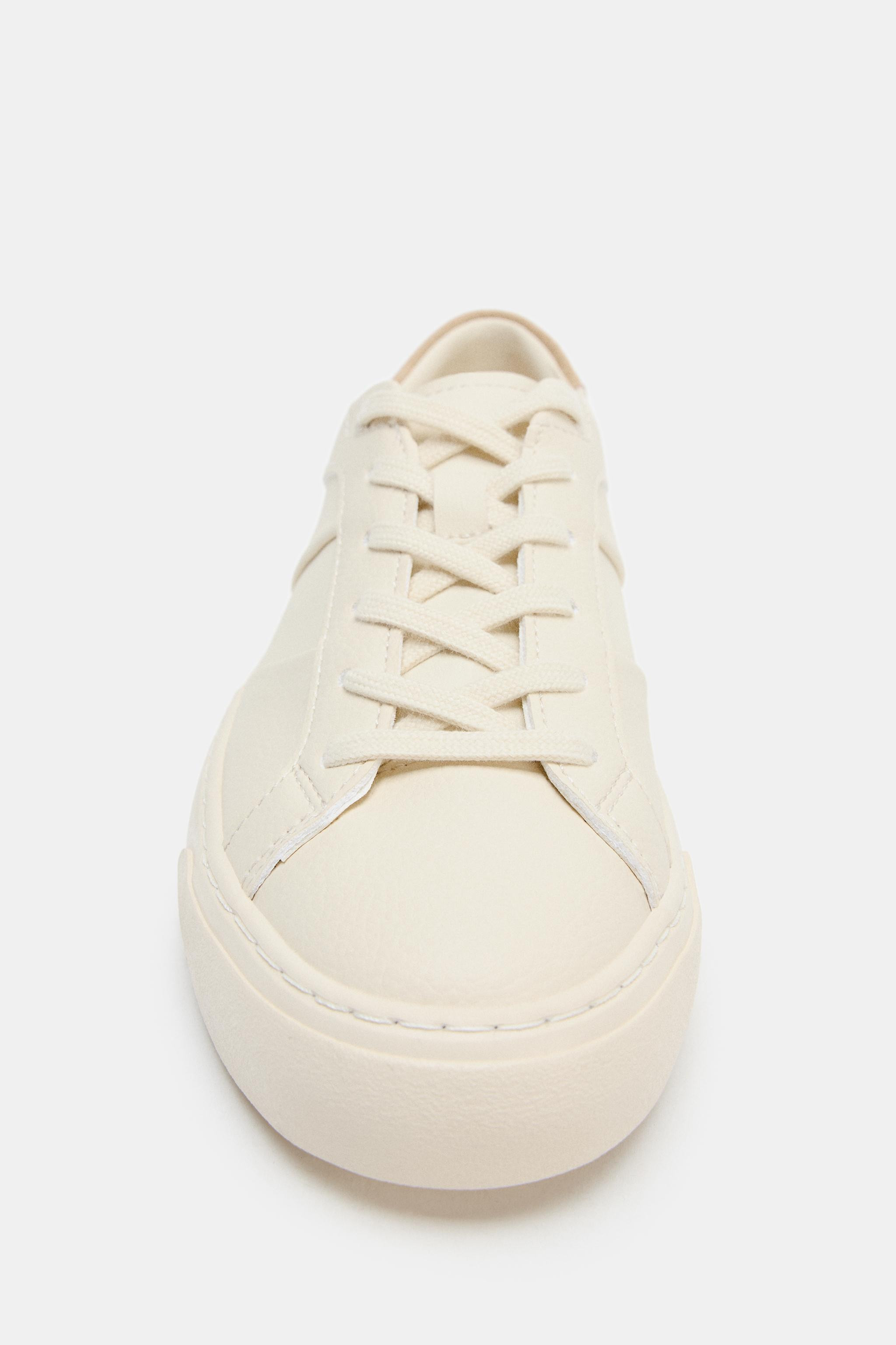 SNEAKERS WITH BACK DETAIL | Zara Canada