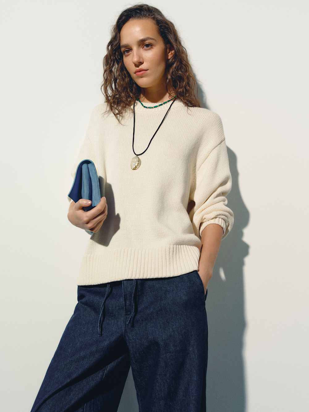 Cove Cotton Oversized Crew | Reformation (Global)