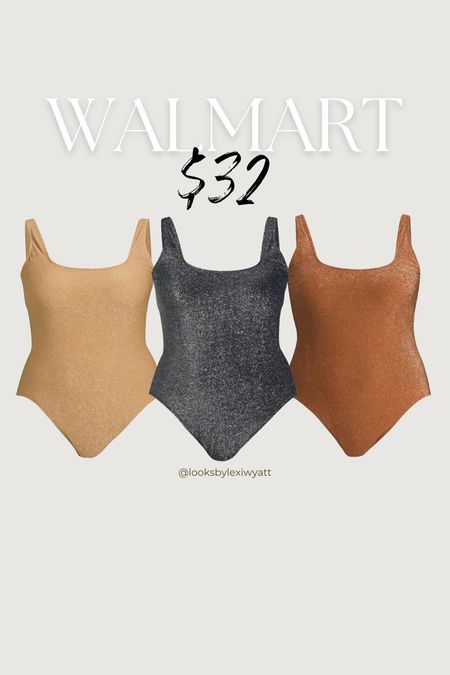 Shimmer one piece suits at Walmart!