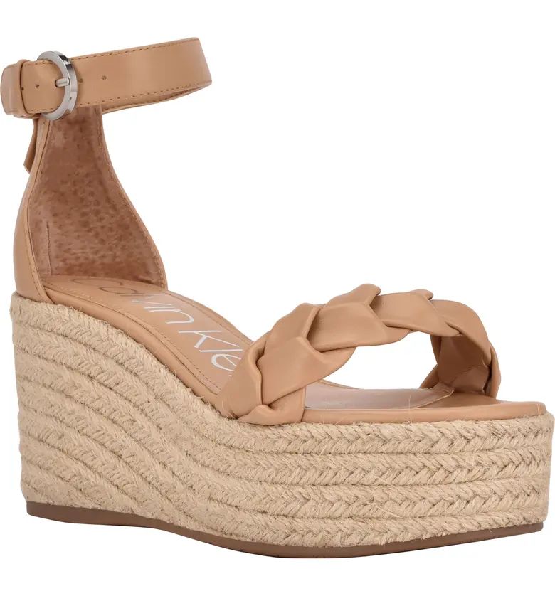 Calvin Klein Thea Espadrille Platform Wedge Sandal | Nordstrom | Nordstrom