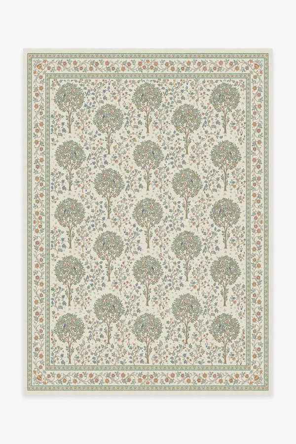 Morris & Co. Kelmscott Tree Green Rug | Ruggable