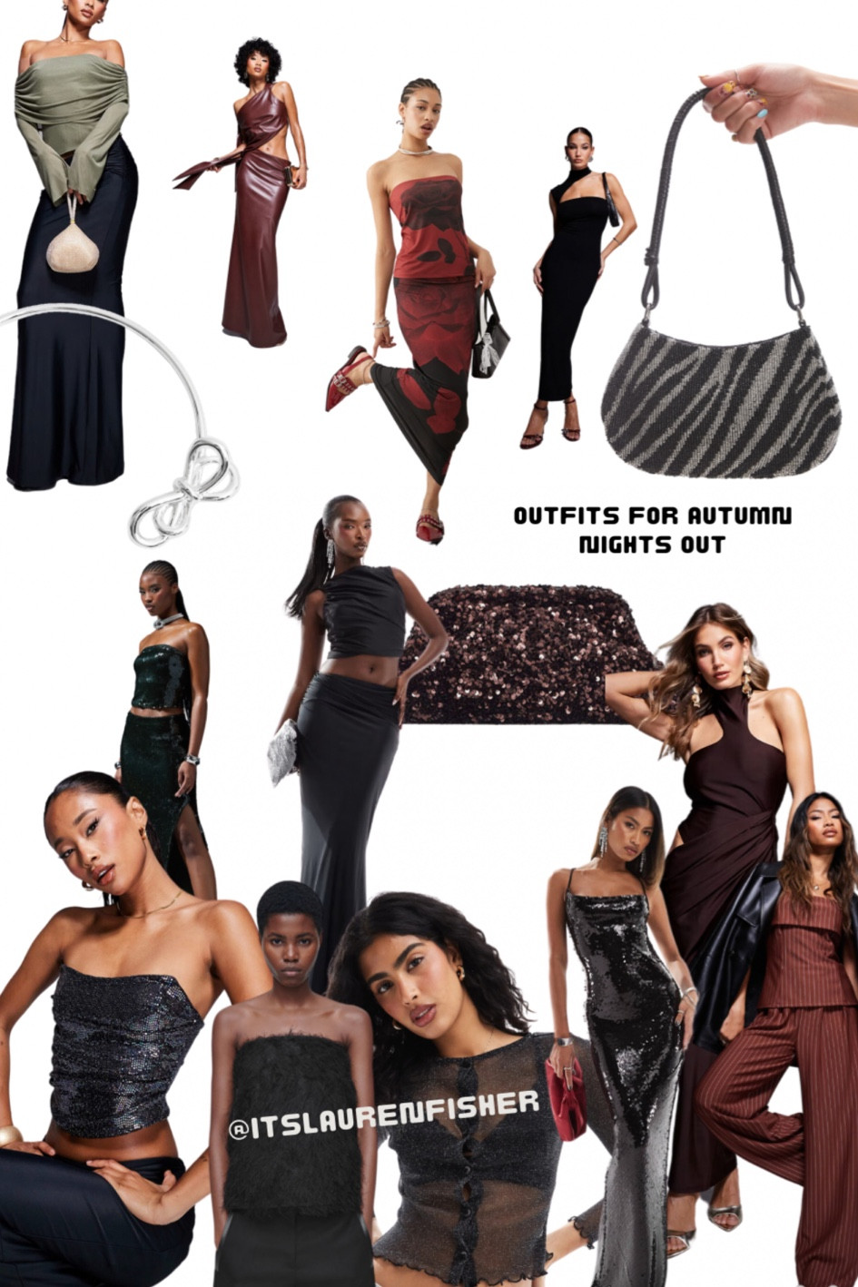 The perfect outfits and accessories for your next autumn night out 

silk dress / burgundy dress / maxi dress / maxi skirt / maxi dress / black dress / silver mini dress / sequin dress / cutout dress / trouser co ord / corset / silver shoes / sequin clutch bag / skirt co ord / choker / party dress / date night / christmas party outfits / winter dresses / autumn / fall / 2024 

#autumndress #datenight #autumnoutfits2024 #fallfashion #dressesforfall  



PINTEREST

#LTKpartywear #LTKwinter #LTKautumn