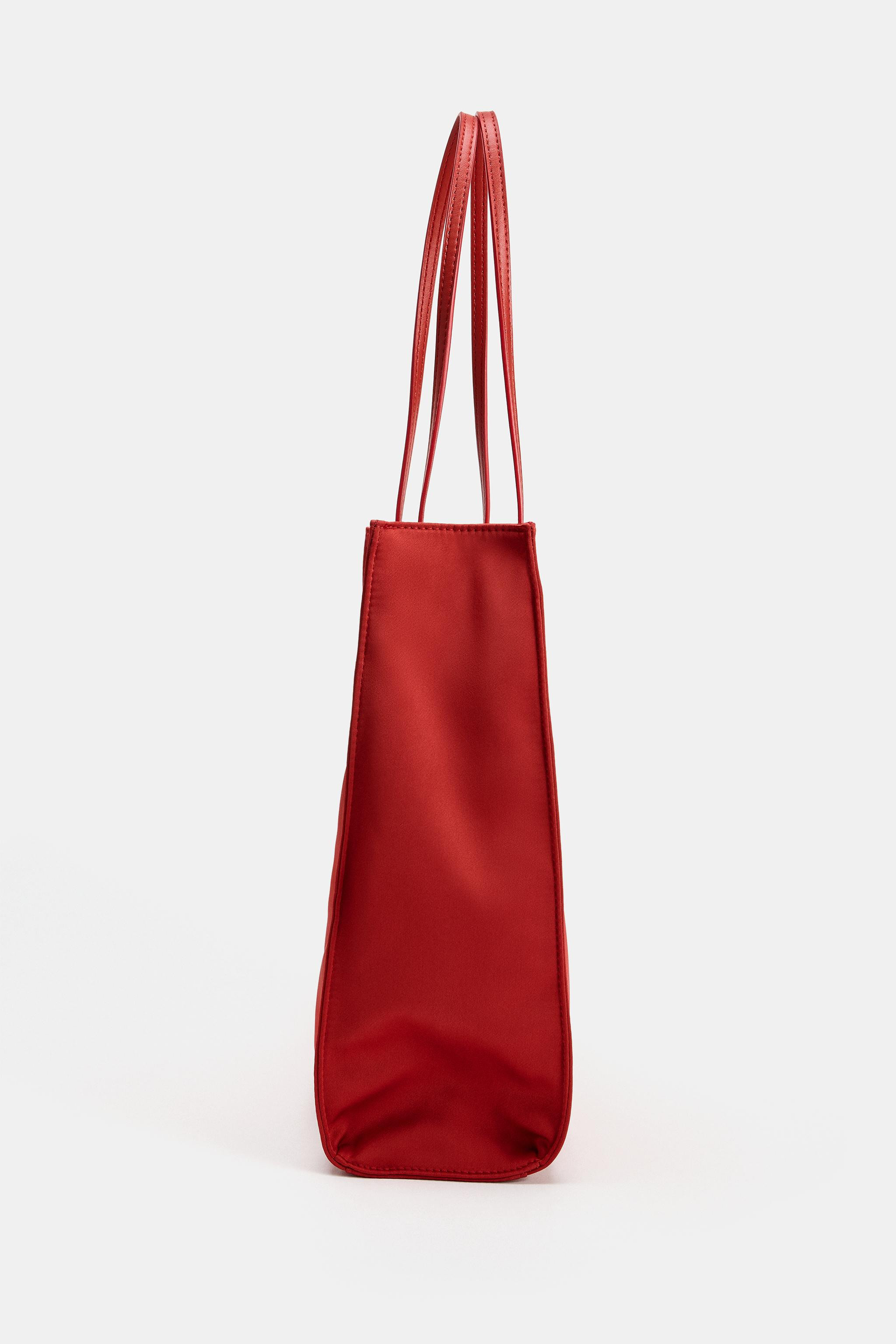 SATIN TOTE BAG | Zara UK