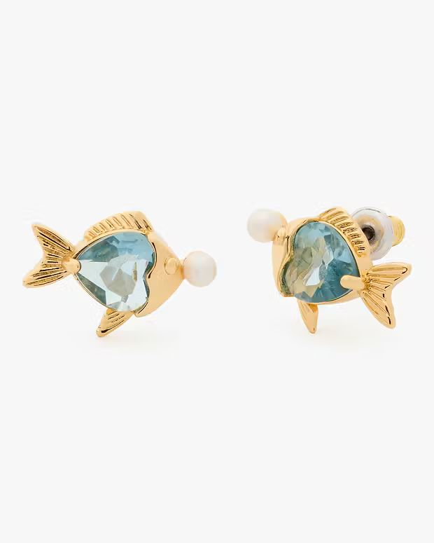 What A Catch Fish Studs | Kate Spade Outlet