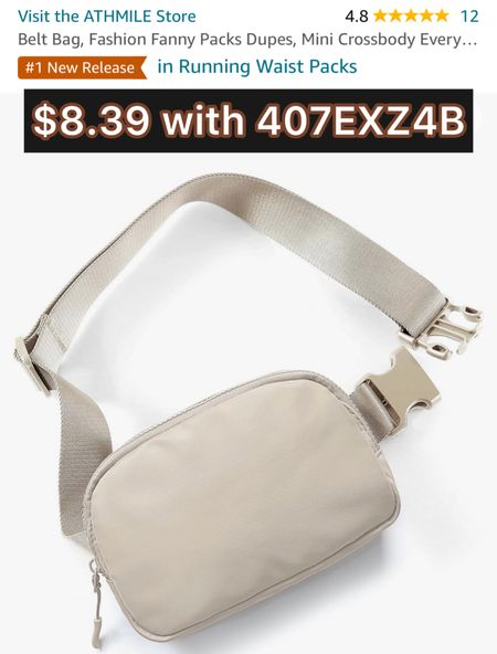 Belt bag 

#LTKsalealert #LTKfindsunder50 #LTKbeauty