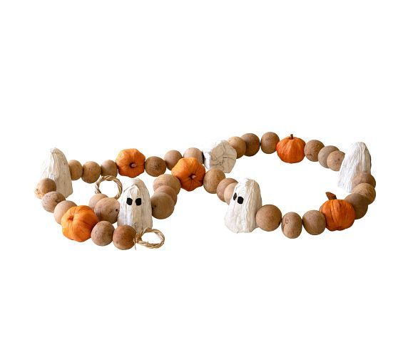 Handcrafted Pumpkin & Ghost Garland | Pottery Barn (US)