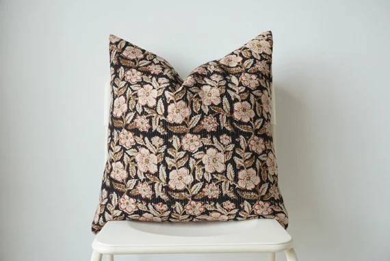 Indian Block Print Pillow Cover limited - Etsy UK | Etsy (UK)