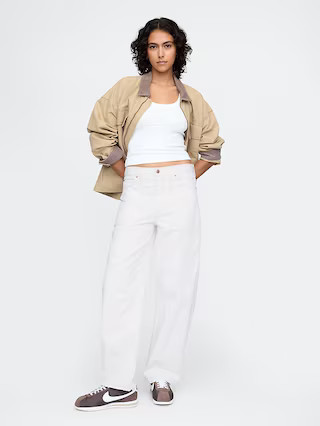 High Rise Barrel Carpenter Jeans | Gap (US)