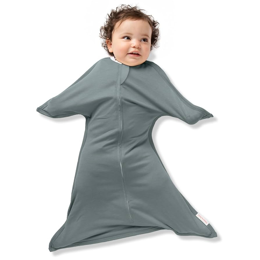 SleepingBaby Zipadee-Zip Transition Swaddle - Cozy Baby Swaddle Blanket with Zipper Convenience -... | Amazon (US)