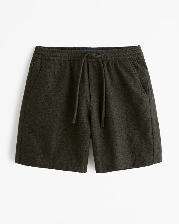 Men's Seersucker Pull-On Short | Men's Bottoms | Abercrombie.com | Abercrombie & Fitch (US)